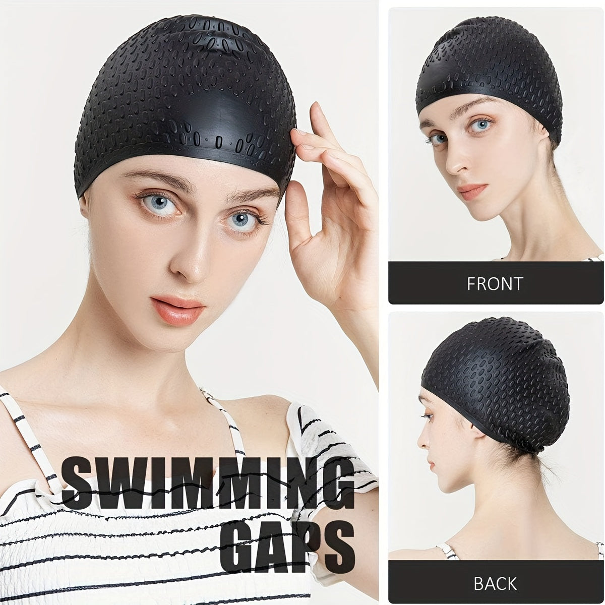 Silicone Swimming Cap for Comfortable Swim