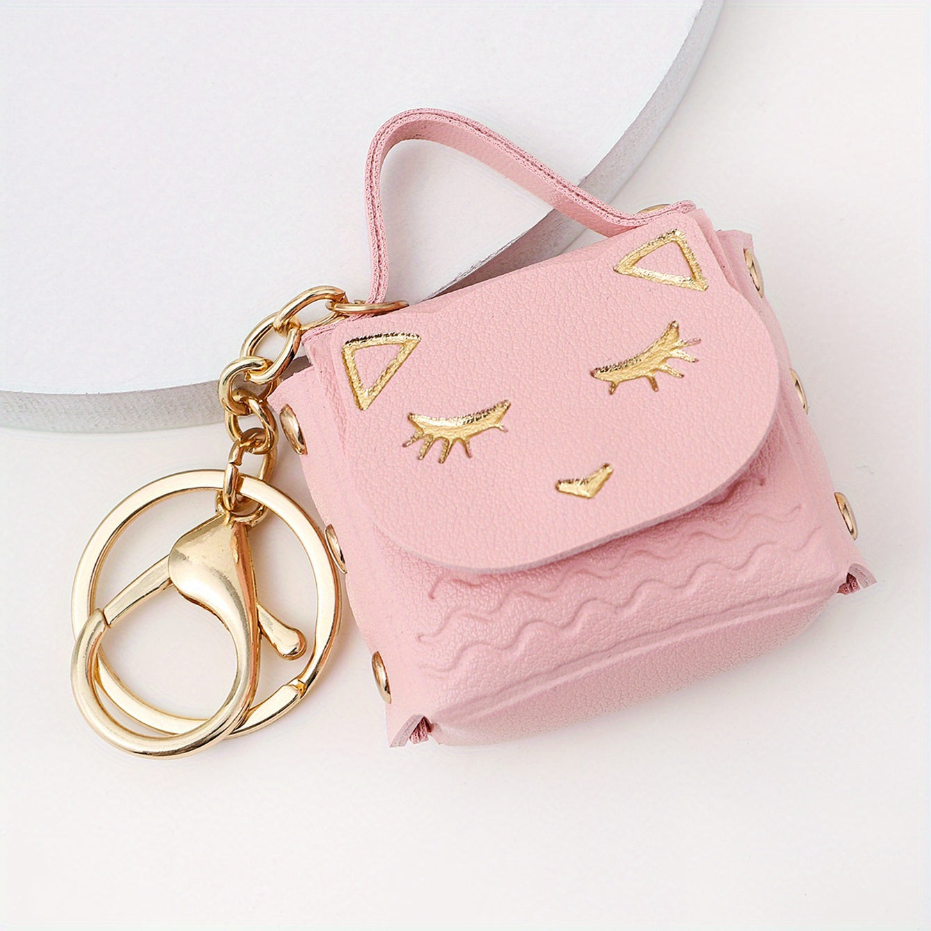 Kitten Coin Purse Keychain For Girls