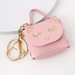 Kitten Coin Purse Keychain For Girls