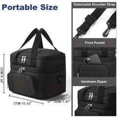 Aluminum Foil Bento Bag Ice Pack Waterproof Lunch Box Bag