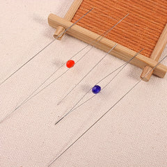 18Pcs Seed Beads Big Eye Needles Set DIY Jewelry Making Tool