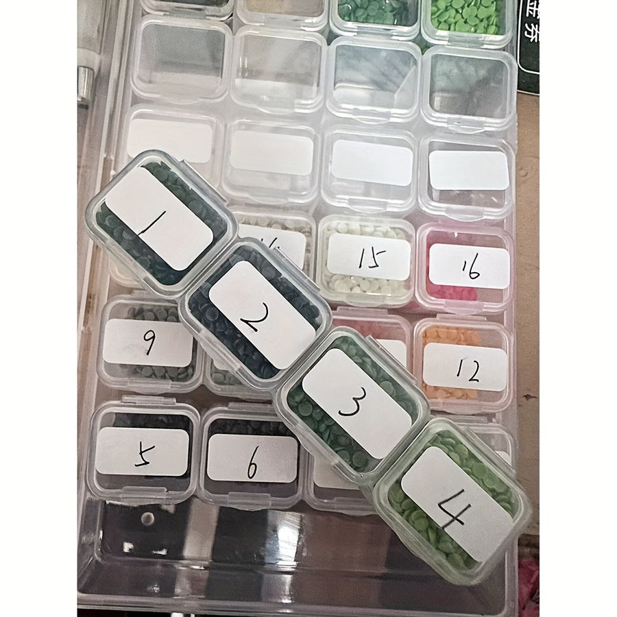 2000pcs Square Label Sticker For Diamond Painting Storage