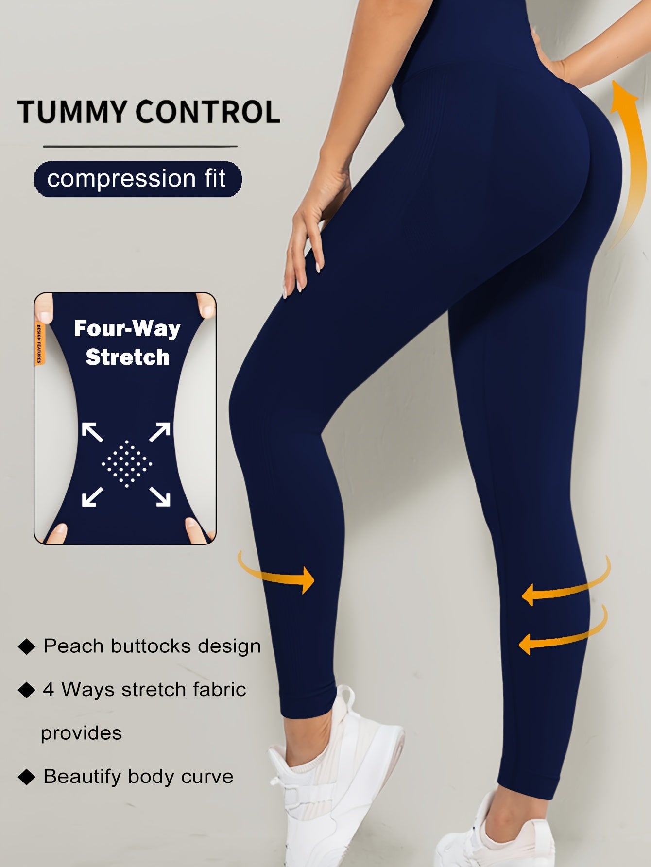 High Waist Yoga Pants Butt Lifting Leggings