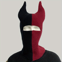 Knit Balaclava Headgear for Winter Hip Hop Style