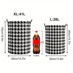 2pcs Folding Laundry Storage Basket Hamper Box Bathroom Organizer