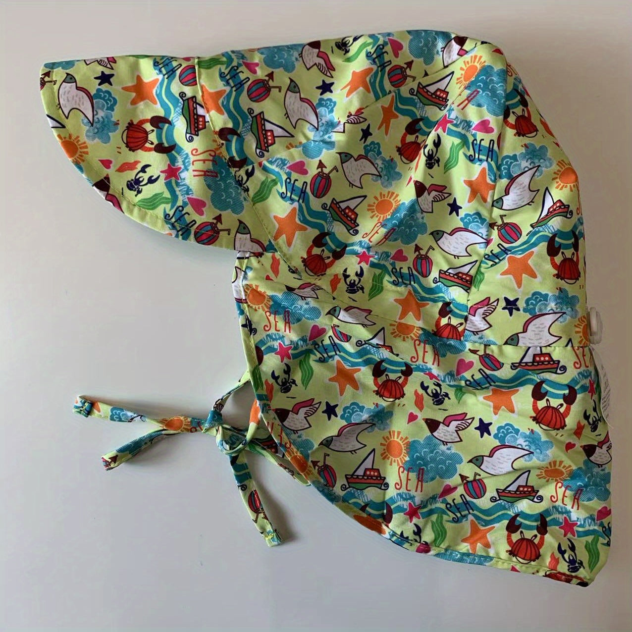 Toddler Watermelon Print Bucket Hat Sunscreen Wide Brim Beach Basin Hat