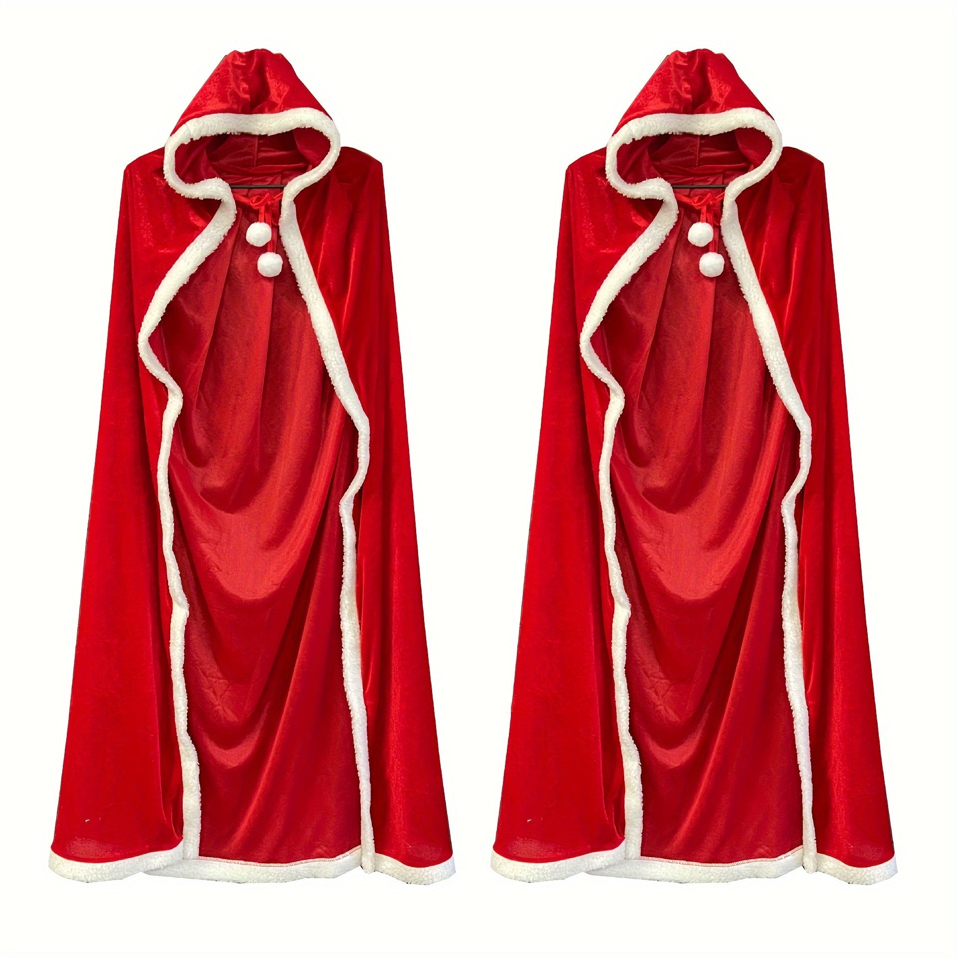 Christmas Costume Cape Santa Claus Little Red Hood Cosplay Performance