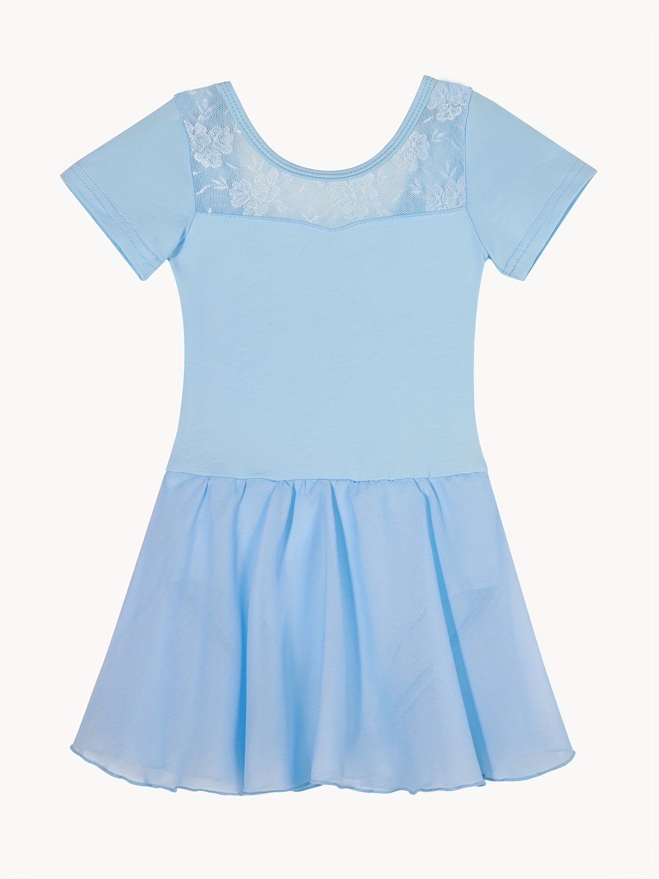 Girl's Ballet Dance Dress Athletic Cotton Stretch Short