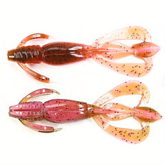 B&U 60mm Floating Crazy Flapper Soft Lure Swimbait for Bass and Perch