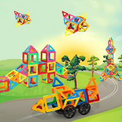 Magnetic Building Blocks 32p Set for 3 Year Old Boys and Girls