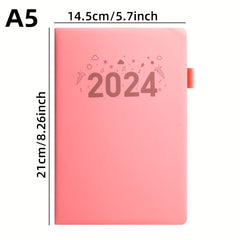 A5 School Notebook Year Record Life Notebook 200 Pages Waterproof Cover