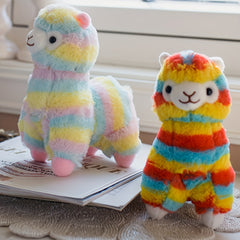 Rainbow Alpaca Plush Toy - Perfect Home Decor & Birthday Gift