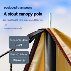 2pcs Outdoor Camping Tent Canopy Support Rod