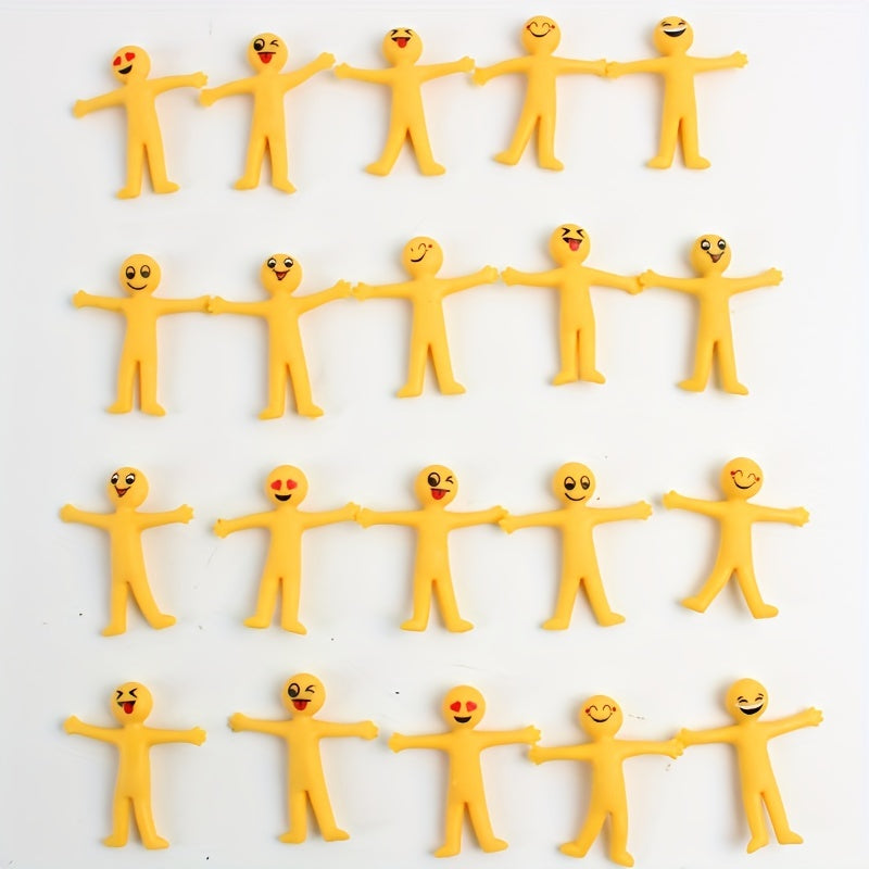 24Pcs Random Hot Expression Venting Doll Play A Little Yellow Man Doll
