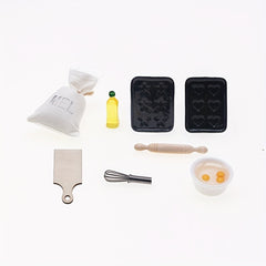 Dollhouse Kitchen Baking Props Model for DIY Scene Decoration