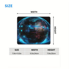 20x24cm E-Sport Mouse Pad, Non-Slip Rubber Base for Laptop/Desktop