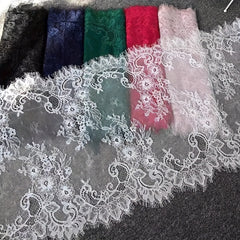 Lace Edge Trim Applique for Sewing Crafts Clothing Wedding Decor 118"x11"