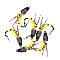 10pcs Fly Fishing Flies Insect Bait Lure Trout Bass Perch Carp Walleye