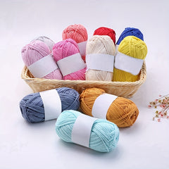 Cotton Yarn Hand Knitted Thread DIY Knitting Crocheting Scarf Hat Sweater