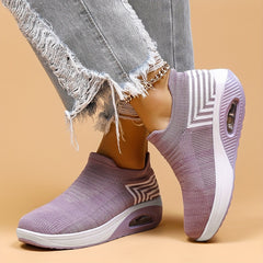 Women's Air Cushioned Slip on Walking Shoes