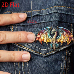 Colorful Dragon Brooch DIY Accessories - Perfect Gift for Mother