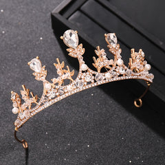 Crystal Bride Tiara Wedding Crown Headband