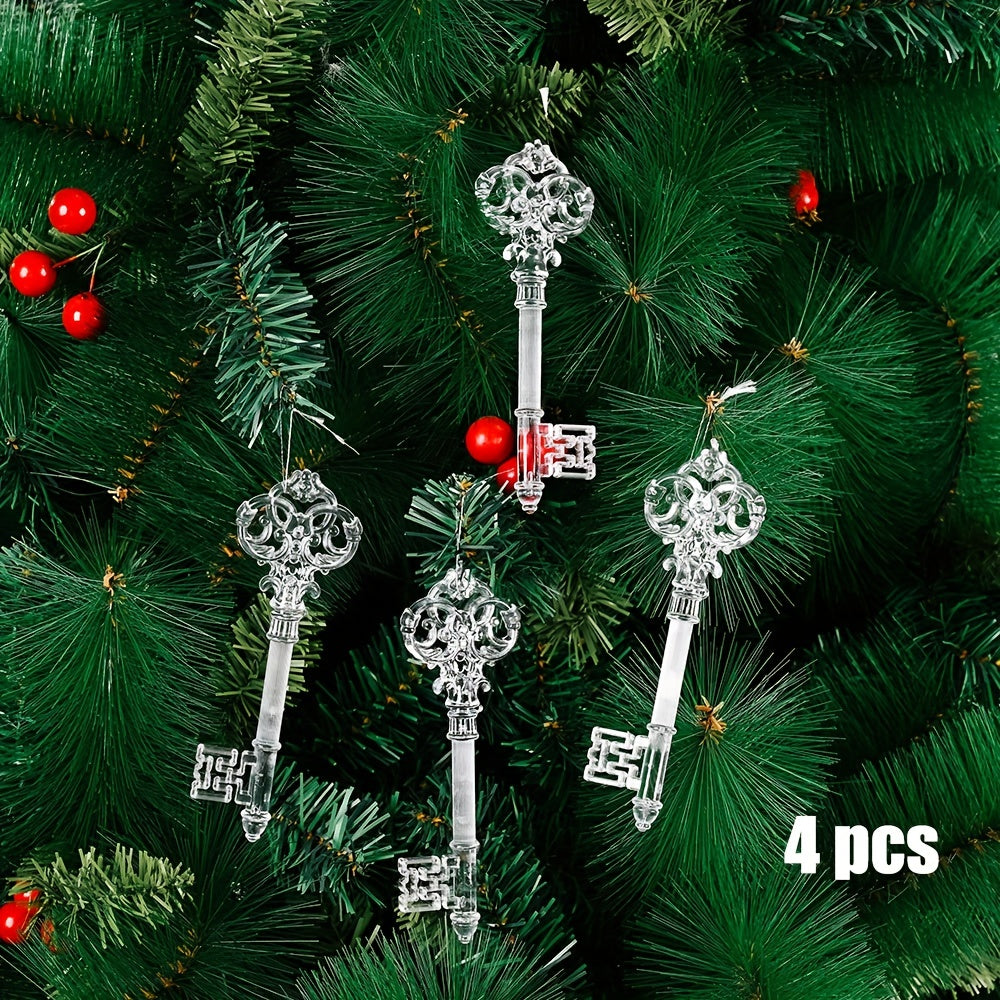 Christmas Hanging Ornaments Snowflake Reindeer Tree Decor