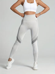 Sporty Yoga Pants High Stretch Slim Fit Hollow Out Leggings