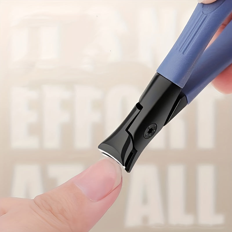 Stainless Steel Nail Scissors with Large Mouth - Easy Trimming Nail Clipper