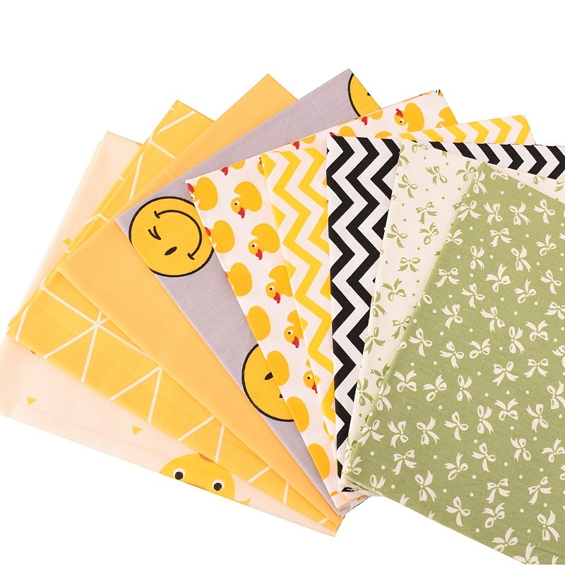 40pcs 10x10cm Random Printed Twill Cotton Fabric for Patchwork DIY Quilting
