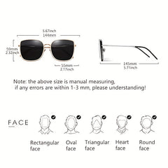 Men's Big Frame Anti Light Sunglasses