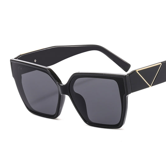 Vintage Oversized Square Sunglasses Women Sun Protection Lenses