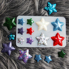 3D Starfish Pentagram Silicone Mold for Resin Casting