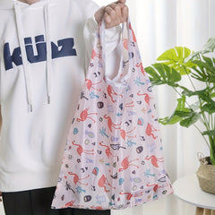 1pc Flamingo Reusable Grocery Bags Portable Folding Shopping
