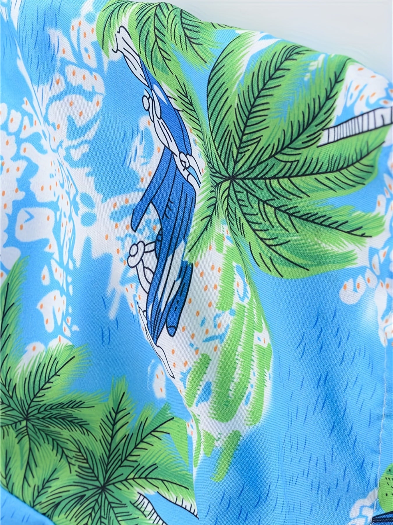 Toddler Boys Coconut Forest Graphic Swim Trunks