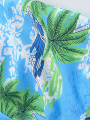 Toddler Boys Coconut Forest Graphic Swim Trunks
