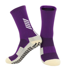 Youth Professional Dotted Soccer Socks Thick Towel Bottom Non slip Sports Socks