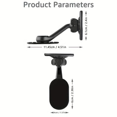 Magnetic Car Phone Mount for iPhone 14 13 12 Pro Max Mini Plus & MagSafe Cases