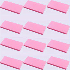 12pcs Building Block Set 2x4 Low Wall Flat Bricks Mixed Colors ABS Construction