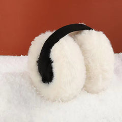 Men's/Women's Rabbit Hair Earmuffs, Foldable, Warm & Thick