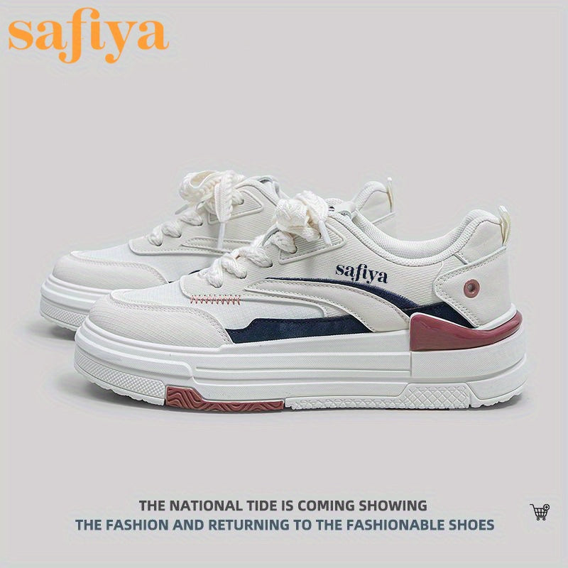 Women's Low Lace Up Flatform Casual Sneakers