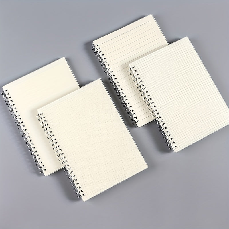 Transparent Hardcover Ruled Spiral Notebook Lined Journal Writing Diary
