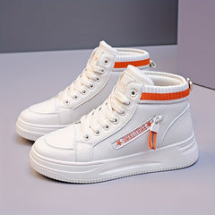 Women's Chunky High Top Sneakers Comfortable Non slip Sports Shoes