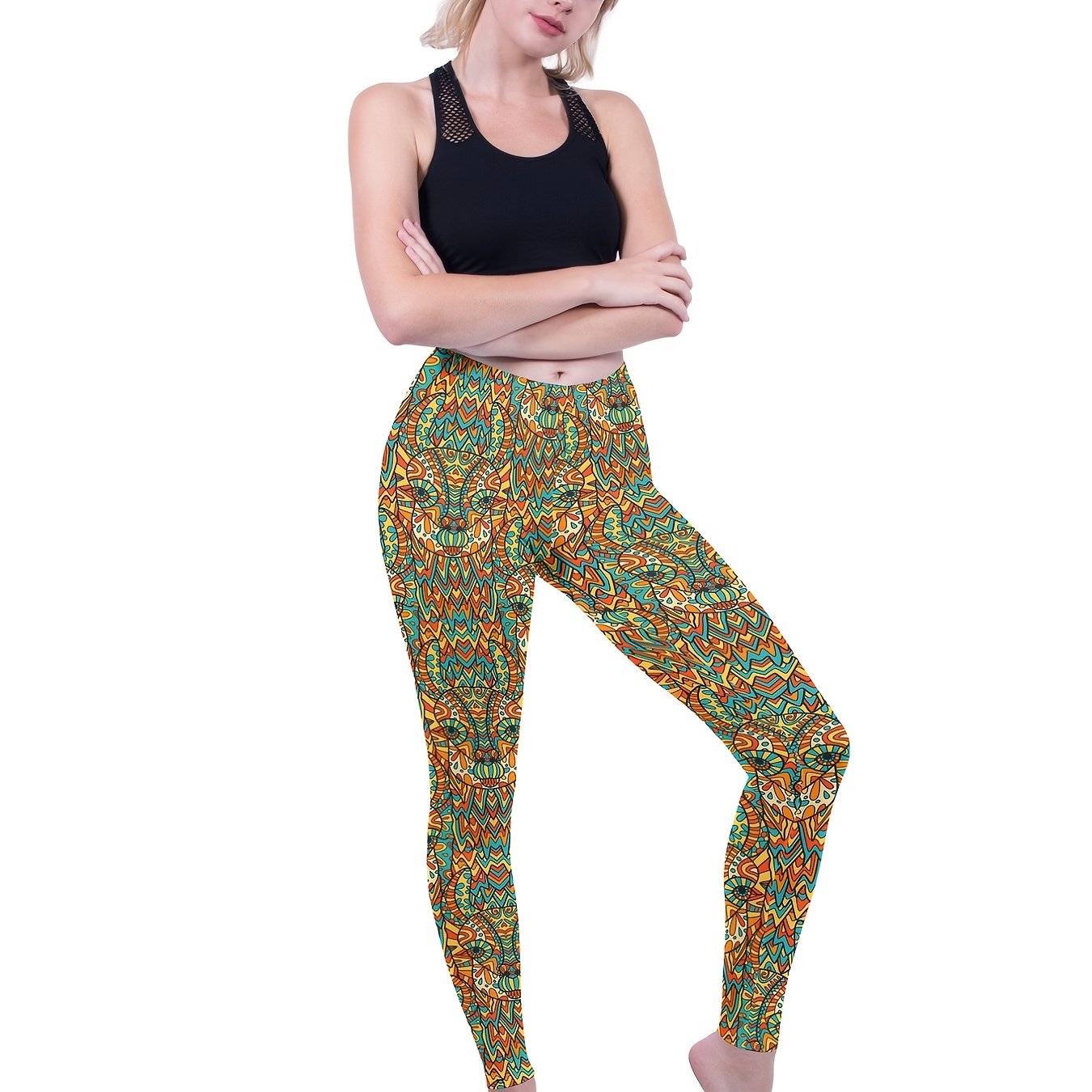 High Waist Leggings Yoga Pants Sports Casual All Season Women's Clothing
