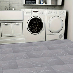 10pcs Peel & Stick Waterproof Floor Tiles for Kitchen Bathroom Living Room