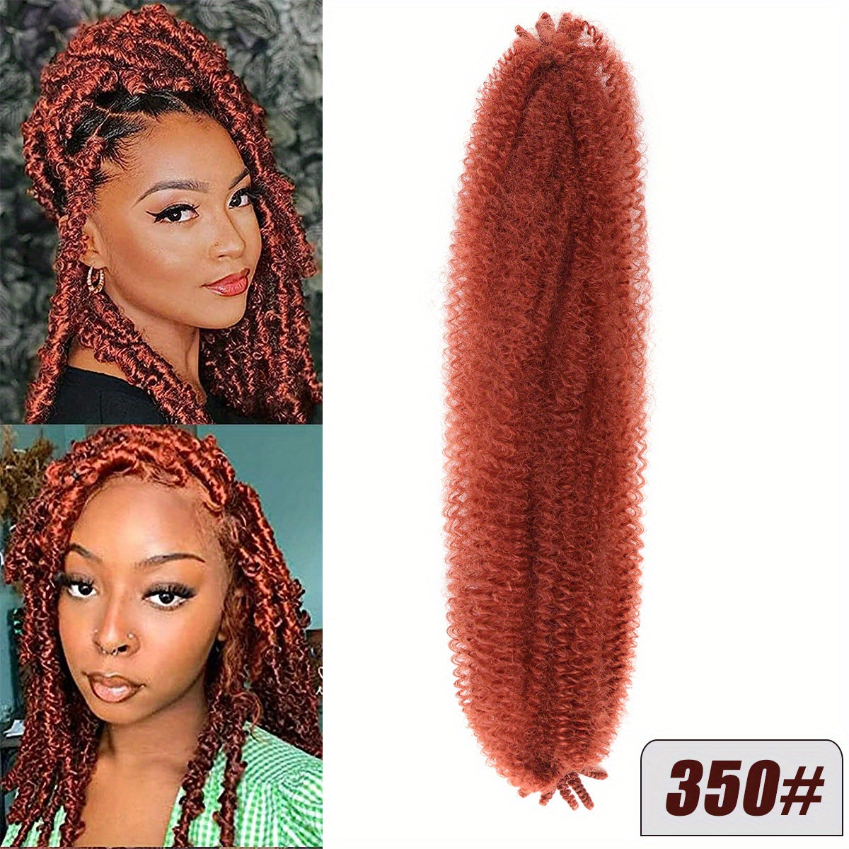 Pre Stretched Braiding Hair Spring Twist Braids Extensions