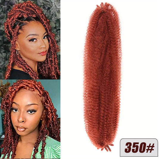 Pre Stretched Braiding Hair Spring Twist Braids Extensions