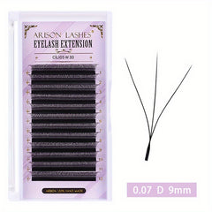 3D W Shape Lashes Premade Fans Volume Eyelashes Extension