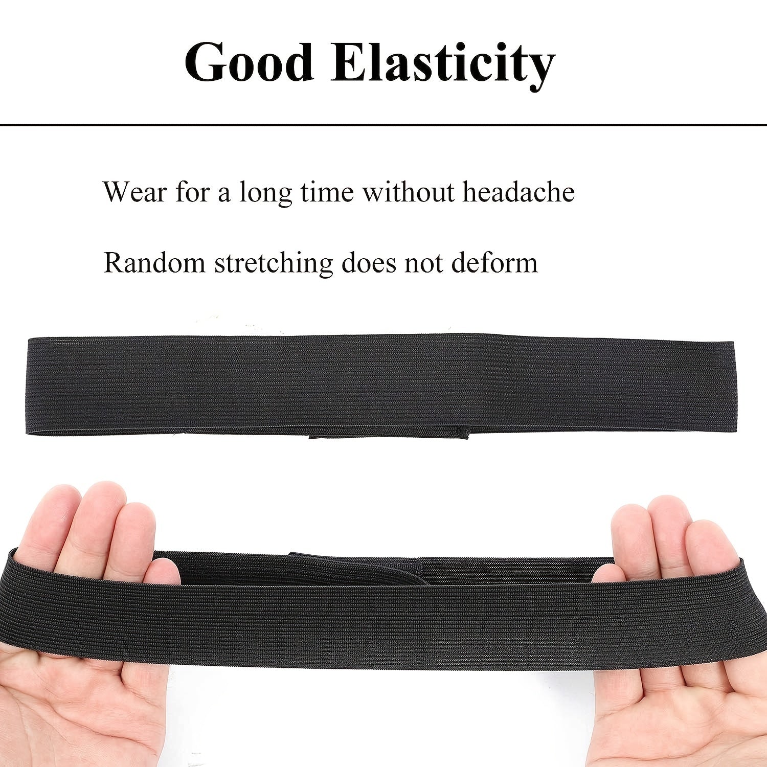 Adjustable Edge Elastic Headband for Wigs