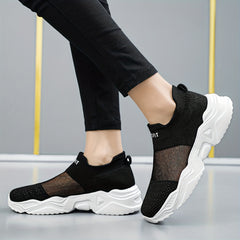 Mesh Slip-On Running Shoes Lightweight Breathable Comfy Women's Sneakers